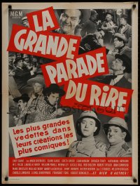 9f865 MGM'S BIG PARADE OF COMEDY French 24x32 1964 W.C. Fields, Marx Bros., Abbott & Costello!