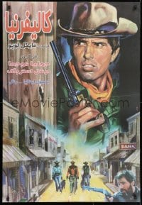 9f128 CALIFORNIA Iranian 1977 Giuliano Gemma, in title role cool spaghetti western art!