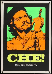 9f346 CHE Italian 1sh 1969 rare different art of Omar Sharif as Guevara by Nistri!