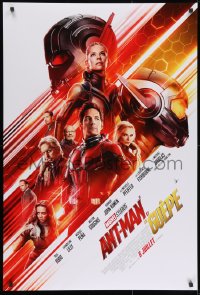 9g524 ANT-MAN & THE WASP int'l French language advance DS 1sh 2018 Marvel, Rudd/Lilly in title roles!