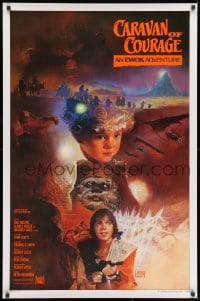 9g578 CARAVAN OF COURAGE style A int'l 1sh 1984 An Ewok Adventure, Star Wars, Kazuhiko Sano!