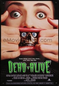 9g604 DEAD ALIVE 1sh 1992 Peter Jackson gore-fest, some things won't stay down!