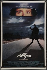 9g704 HITCHER 1sh 1986 creepy hitchhiker Rutger Hauer, C. Thomas Howell, Jennifer Jason Leigh!