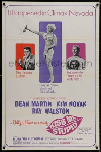 9g752 KISS ME, STUPID 1sh 1965 directed by Billy Wilder, Kim Novak, Dean Martin, Ray Walston!