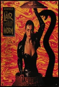 9g755 LAIR OF THE WHITE WORM 1sh 1988 Ken Russell, image of sexy Amanda Donohoe with snake shadow!