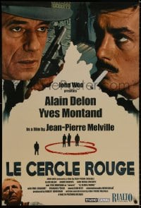 9g851 RED CIRCLE 1sh R2003 Jean-Pierre Melville's Le Cercle Rouge, Alain Delon, cool images!