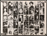 9g100 BARBRA STREISAND 2-sided uncut trading card sheet 1990s the star from over the decades!