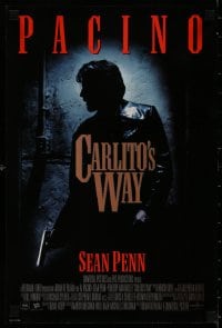 9g371 CARLITO'S WAY mini poster 1993 Al Pacino, Sean Penn, Brian De Palma thriller!