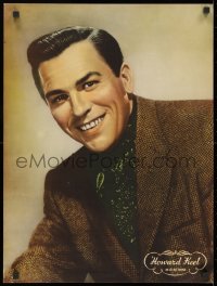 9g263 HOWARD KEEL 18x24 special poster 1950s wonderful close-up portrait image of the star!