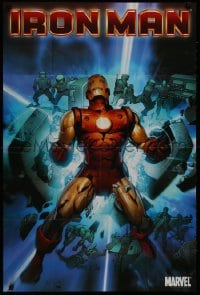 9g265 IRON MAN 24x36 special poster 2010 Stan Lee & Jack Kirby, art of the hero by Salvador Larocca!