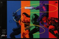 9g268 JUSTICE LEAGUE 16x24 special poster 2017 Affleck as Batman, Gadot as Wonder Woman, Momoa!