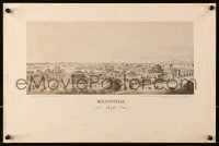 9g015 MARYSVILLE 1856 12x19 art print 1935 overhead view of California town by Kuchel & Dresel!