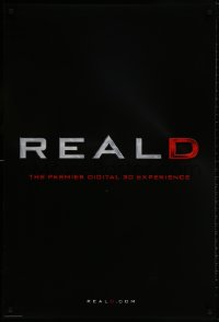 9g296 REALD 3D 27x40 special poster 2010s premiere 3D, limited edition one-sheet version 2!