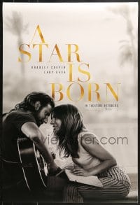 9g917 STAR IS BORN teaser DS 1sh 2018 Bradley Cooper stars and directs, romantic image w/Lady Gaga!