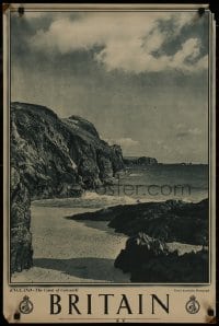 9g050 BRITAIN Cornwall style 20x30 English travel poster 1950s tourist destination images!