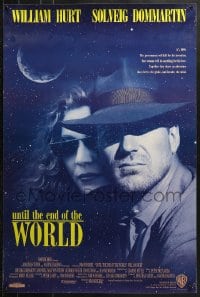 9g973 UNTIL THE END OF THE WORLD int'l advance 1sh 1991 Wim Wenders, William Hurt, Solveig Dommartin