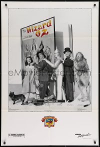 9g489 WIZARD OF OZ 27x40 video poster R1989 Victor Fleming, Judy Garland all-time classic!