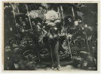 9h196 BLONDE VENUS Brazilian 7x9.5 still 1932 classic image of Marlene Dietrich in jungle dance!