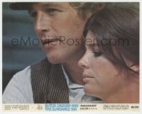 9h027 BUTCH CASSIDY & THE SUNDANCE KID color 8x10 still #5 1969 c/u of Paul Newman & Katharine Ross!