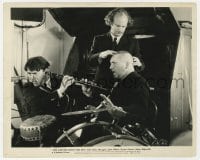 9h236 CAPTAIN HATES THE SEA 8x10 still 1934 Three Stooges Moe, Larry & Curly with instruments!