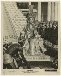 9h264 CLEOPATRA 8x10 still 1964 Elizabeth Taylor as Queen of the Nile with her son Caesarion!