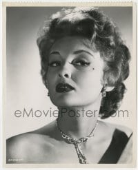 9h283 COUNT THREE & PRAY 8x10 key book still 1955 portrait of hot-blooded Allison Hayes by Coburn!