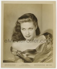 9h293 CRISS CROSS 8x10 still 1949 wonderful sultry close up of sexy Yvonne De Carlo!