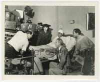 9h309 DARING YOUNG MAN candid 8.25x10 still 1942 Joe E. Brown filmed in hospital bed by M.B. Paul!
