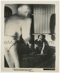 9h316 DAY THE EARTH STOOD STILL 8x10 still 1951 classic image of Patricia Neal screaming by Gort!