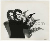 9h331 DIRTY HARRY 8x10 still 1971 classic montage art of Clint Eastwood in motion from 6sheet!