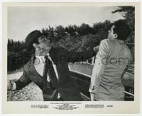 9h348 DR. NO 8.25x10 still 1962 great c/u of Sean Connery as James Bond about to punch guy by car!