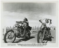 9h364 EASY RIDER 8.25x10 still 1969 classic image of Peter Fonda & Dennis Hopper on motorcycles!
