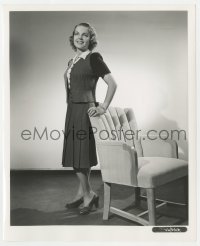 9h381 ELYSE KNOX 8.25x10 still 1940 pretty standing portrait when she made Free, Blonde and 21!