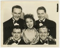 9h420 FOUR MEN & A PRAYER 8x10.25 still 1938 Loretta Young, George Sanders, Niven, Greene & Henry!