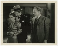 9h425 FREE SOUL 8x10.25 still 1931 Leslie Howard glares at Clark Gable romancing Norma Shearer!