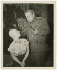 9h442 GIRL IN THE KREMLIN 8x10 still 1957 Maurice Manson as Stalin w/ Natalie Daryll shaved bald!