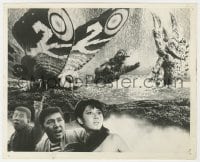9h451 GODZILLA VS. THE SEA MONSTER 8x10 still 1966 montage of the rubbery monsters & top stars!