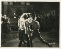 9h473 HAMLET English 7.75x9.75 still 1948 Laurence Olivier in famous duel with Terence Morgan!