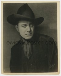 9h477 HARRY CAREY SR. deluxe 8x10 still 1920s waist-high portrait in cowboy outfit by Freulich!
