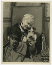 9h487 HELEN LOWELL 8x10.25 still 1934 posed portrait with her beloved dog by Clifton Kling!