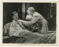 9h510 I LOVE YOU AGAIN 8x10.25 still 1940 Nella Walker tends to William Powell sick in bed!