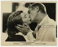 9h627 LOVE WITH THE PROPER STRANGER 8x10 still 1962 best c/u of Steve McQueen kissing Natalie Wood!