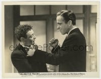 9h644 MALTESE FALCON 8x10.25 still 1941 c/u of Humphrey Bogart as Sam Spade threatening Peter Lorre!