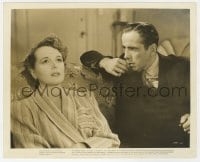 9h642 MALTESE FALCON 8.25x10 still 1941 c/u of Humphrey Bogart as Sam Spade & pretty Mary Astor!