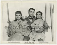9h673 MEET ME IN ST. LOUIS 8x10.25 still 1944 Judy Garland, Tom Drake & Margaret O'Brien on swing!