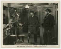9h681 MOBY DICK 8x10.25 still 1930 John Barrymore as Captain Ahab by Noble Johnson as Queequeg!