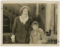 9h729 OLD CLOTHES 8x10.25 still 1925 close up of scared Jackie Coogan & super young Joan Crawford!