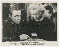 9h735 ON THE WATERFRONT 8x10 still R1960 Marlon Brando looks at disappointed Eva Marie Saint!