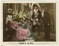 9h082 PHANTOM OF THE OPERA color-glos 8x10 still 1943 cast members tend to fainted Jane Farrar!