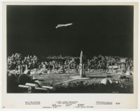 9h758 PHANTOM PLANET 8x10.25 still 1962 FX image of spaceship on ground by one in mid air!